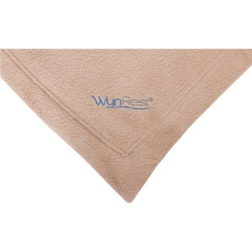 WynRest Fleece Blanket, Full 80x90, Tan