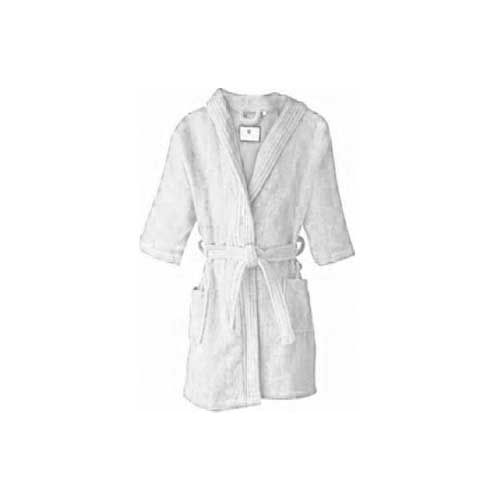 Bath Robe, Kimono, Terry, w/ Pockets, White