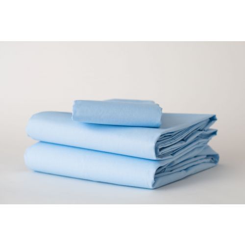 Light Blue, Thomaston T180, Sheet, 66x104, Twin, Flat