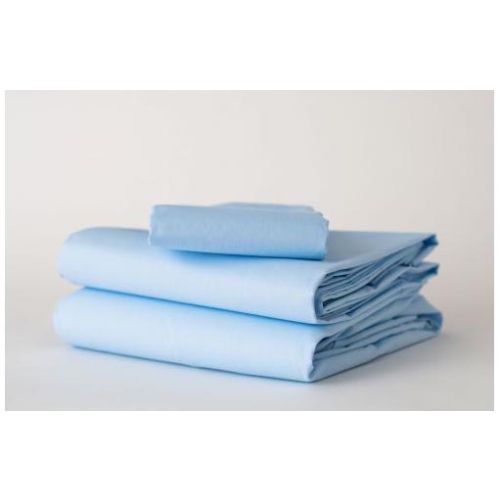 Light Blue, Thomaston T180, Sheet, 78x80-9, King, Fitted