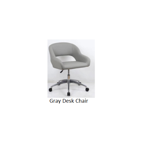 Days Inn, Dawn, Desk Chair, Gray Vinyl