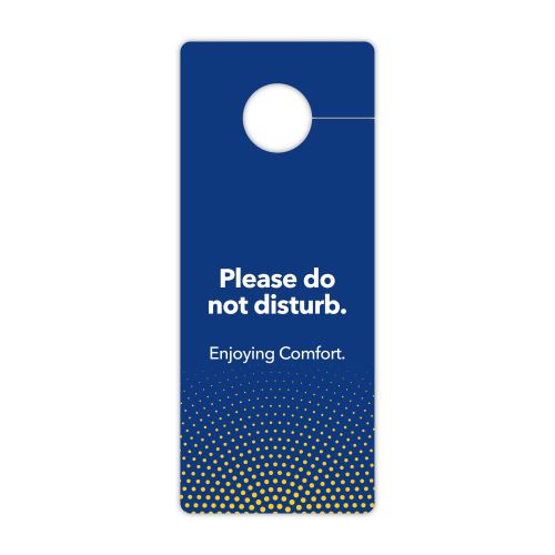 Comfort Do Not Disturb Sign, Doorknob Hanger 100/CS