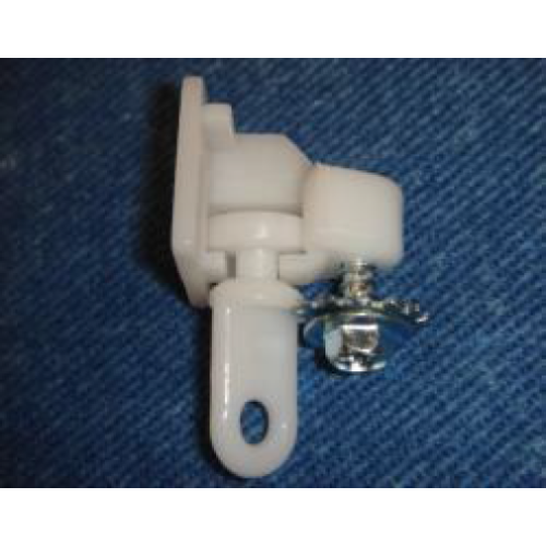 End Caps w/ Screw, Drapery Track, White