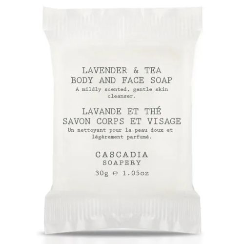 Cascadia Lavender & Tea Cleansing Bar Soap, 30g, 200/CS