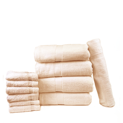 Beige, QT Platinum Hand Towel, 16x30 4 lb
