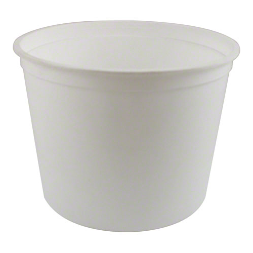 Ice Buckets, Round, White, 64 oz, 120/CS