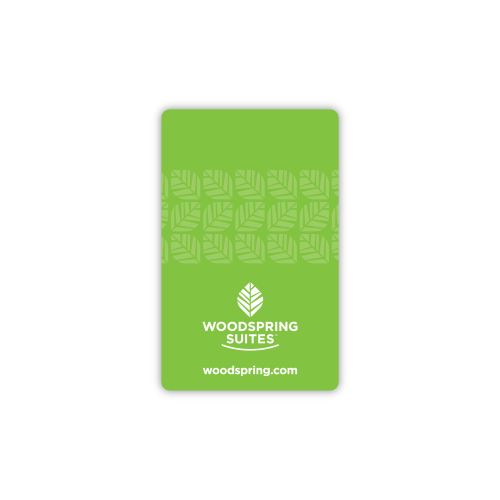 Woodspring Suites RFID Key Cards, 250/CS