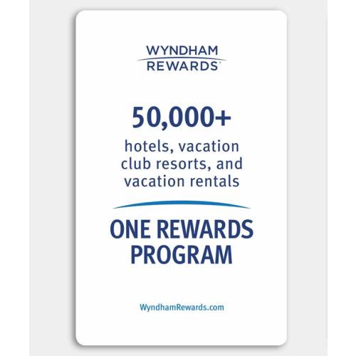 Wyndham Rewards, Key Cards, 500/CS