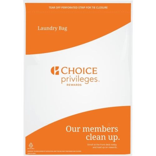 Choice Privileges Laundry Bags, Tear Tape, 1000/CS