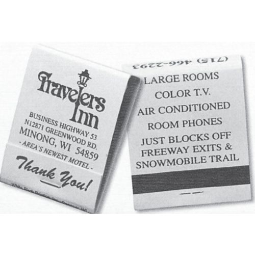 Match Book, Assorted Hotel Logos, 1000/CS