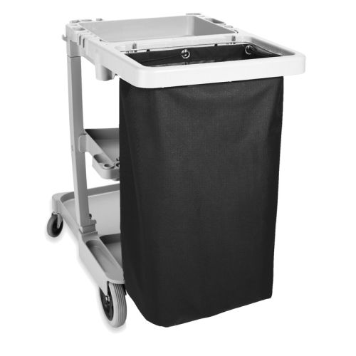 Bag for Rubbermaid & Plastic cart, Brown Canvas, Large 17”W x 36”L x 11”D