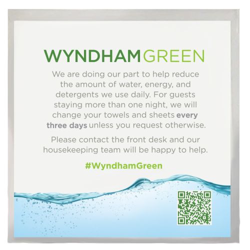 Wyndham Conservation Mirror Clings, 3-Day Service, 100/CS