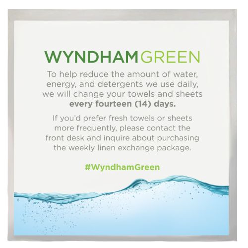 Wyndham Conservation Mirror Clings, 14-Day Service, 100/CS