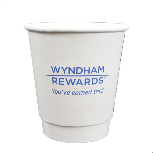 Wyndham Rewards, Double Wall Cup, 10 oz, 600/CS, Unwrapped