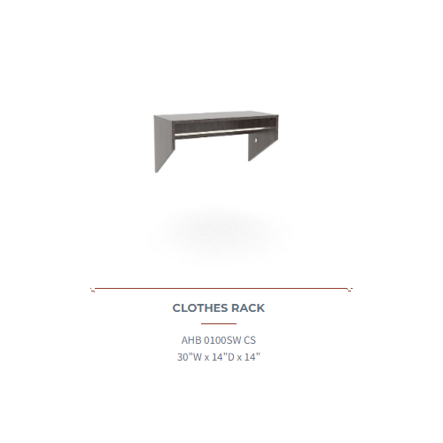 Quality Inn Elevated clothes rack large