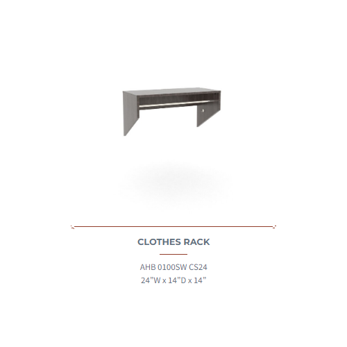 Quality Inn Elevated clothes rack