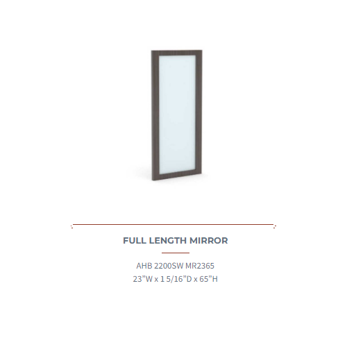 Quality Inn Elevated full length mirror