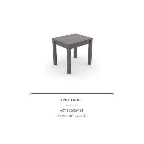 Quality Inn Elevated end table