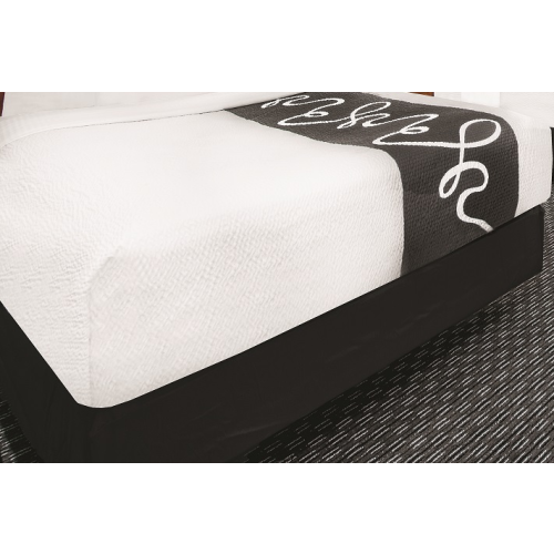 La Quinta, ST, Fitted Box Spring Cover, for Verde Luxe, Black, Full 53x80-11