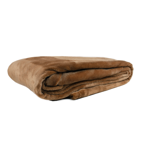Sterling UltraPlush Blanket, 90x90, Bronze