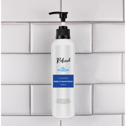 EcoPro Refresh, 360 ml Body & Hand Wash Pump Bottles, 24/CS