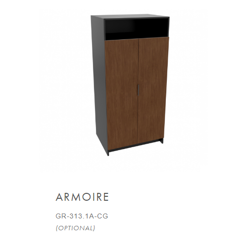 AmericInn Armoire (optional)  GR-313.1A-CG
