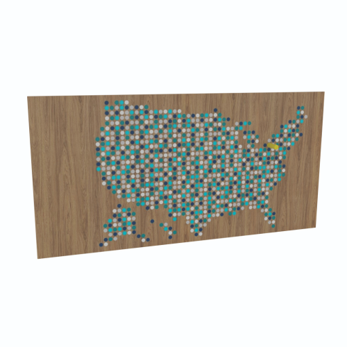 Microtel Moda Reception Desk Art Feature LOB-101-ART