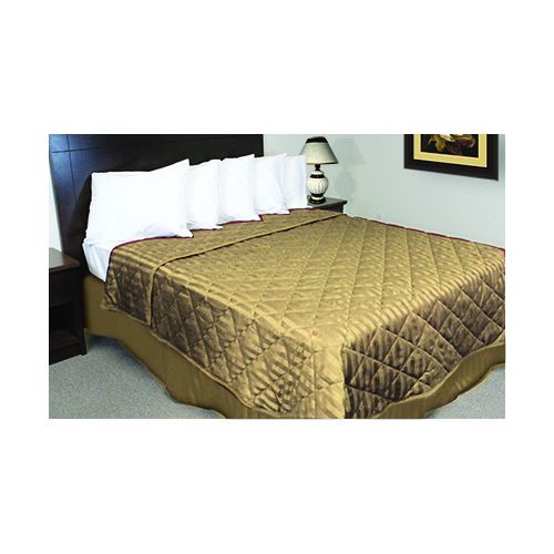 Closeout Duvet Cover, Gold 1cm Poly Stripe, Full