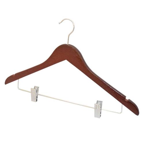 Hanger, Womens, Open Hook, (C), Mahogany, 100/CS