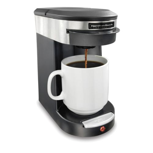 Hamilton Beach, Coffee Maker, 1 Cup, HDC200S-CA, Stainless Steel