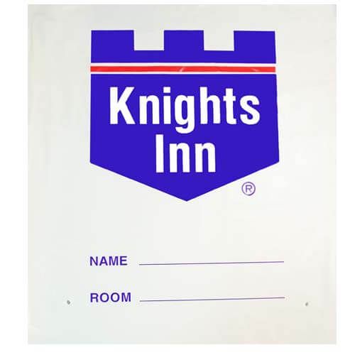 Closeout Knights Inn, Laundry Bag, Tear Tape
