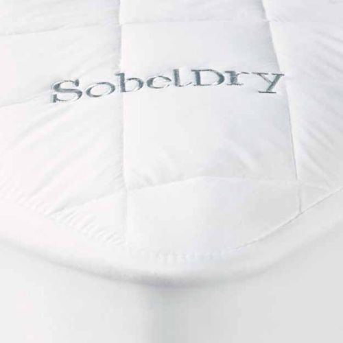SobelDry Quilted Mattress Pad, Waterproof, Queen 60x80