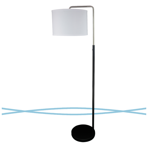 Quality Inn Blackwood Floor Lamp ML4779-1R
