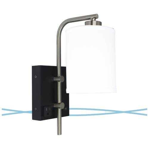 Quality Inn Blackwood Single Wall Lamp MLRR-0481-1O1R