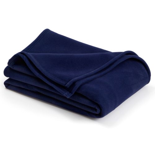 Vellux Blanket, Queen 90x90, Navy Blue