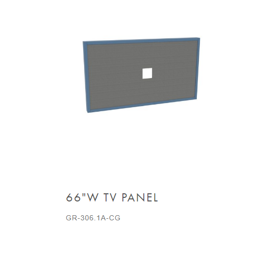 AmericInn 66'' W TV Panel GR-306.1A-CG
