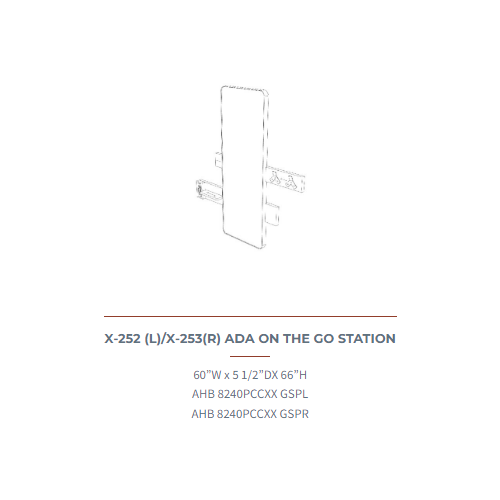 ADA ON THE GO STATION AHB 8240PCCXX GSPL