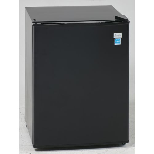 Avanti, Refrigerator, 2.4 Cu ft, Chiller Compartment, Black