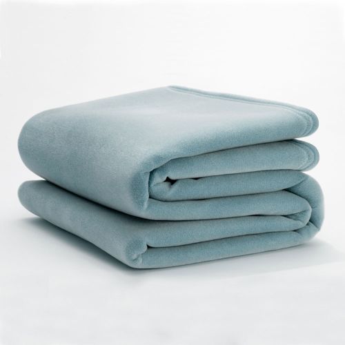 Vellux Blanket, King 108x90, Sky/ Light Blue