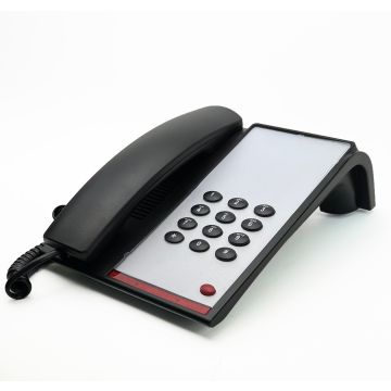 Vertex Sterling Phone, Black, 1 Line, Message Light, Speaker