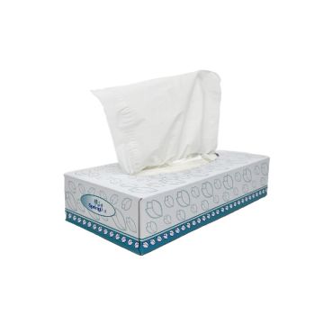 Spring Mist Facial Tissue, Flat Box