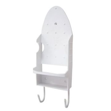 Iron Board Organizer w/ Holder, White