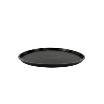 Round Amenity Tray, 14", Black, 24/CS