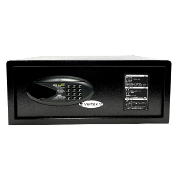 Vertex Guest Room Safe, Black, Laptop, ADA LED Keypad w/Card