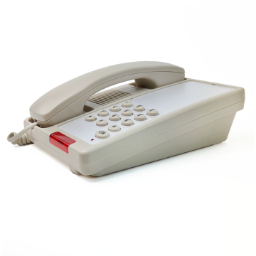 Vertex Pearl Phone, Beige, 1 Line, Message Light, Speaker