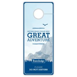 Travelodge, Do Not Disturb Sign, Doorknob Hanger 100/CS
