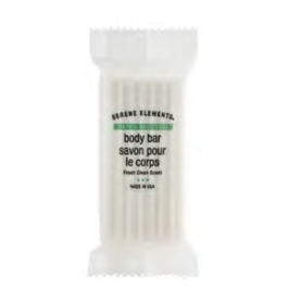 Closeout Serene Elements, Face & Body Bar, Fresh Scent, Flo-Wrap, 0.97oz, 450/CS