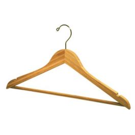 Hanger, Mens, Closed Hook, (F), Natural, 100/CS