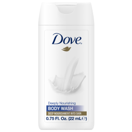 Dove 22mL Bottles, Body Wash, 192/CS