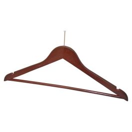 Hanger, Mens, Ball Top, (E), Mahogany, 100/CS
